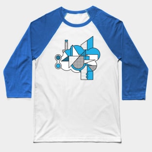 Abstract Cloud Baseball T-Shirt